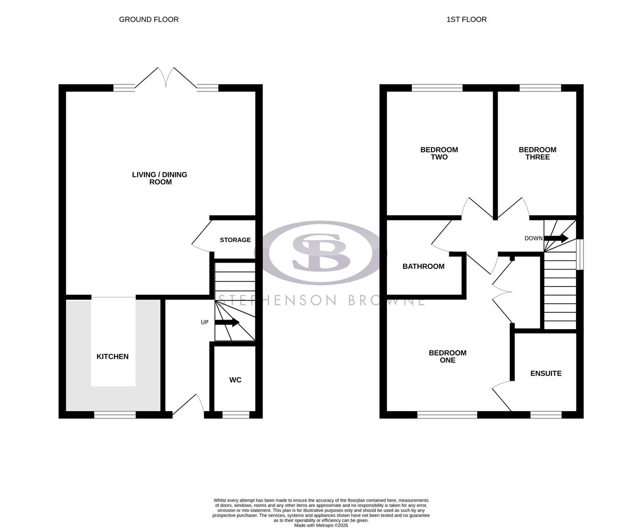 Floor plan, 3 bedroom house for sale, Barnton Way, Sandbach, CW11
