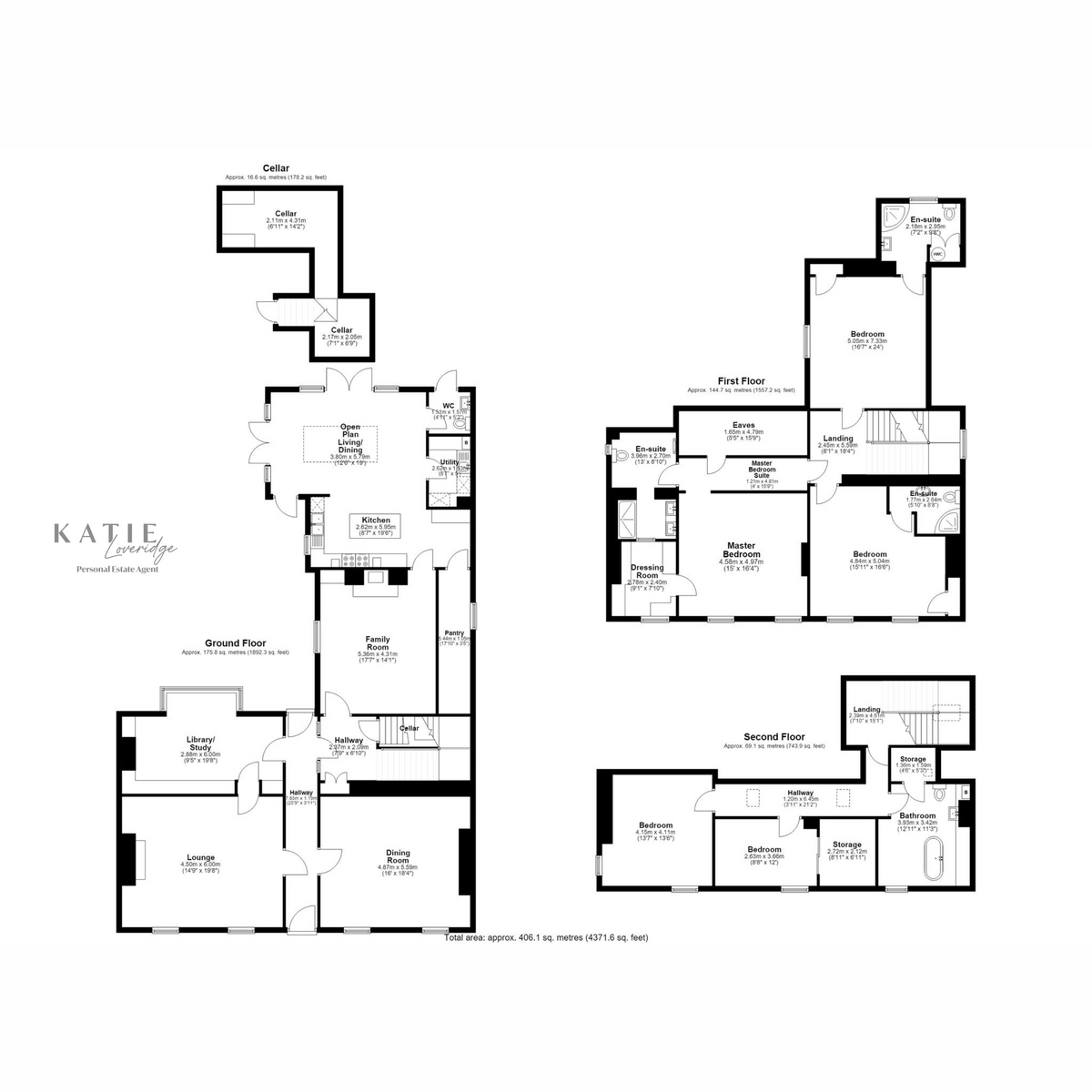 Floorplan, 5 bedroom for sale, Albion Street, Spalding, PE11