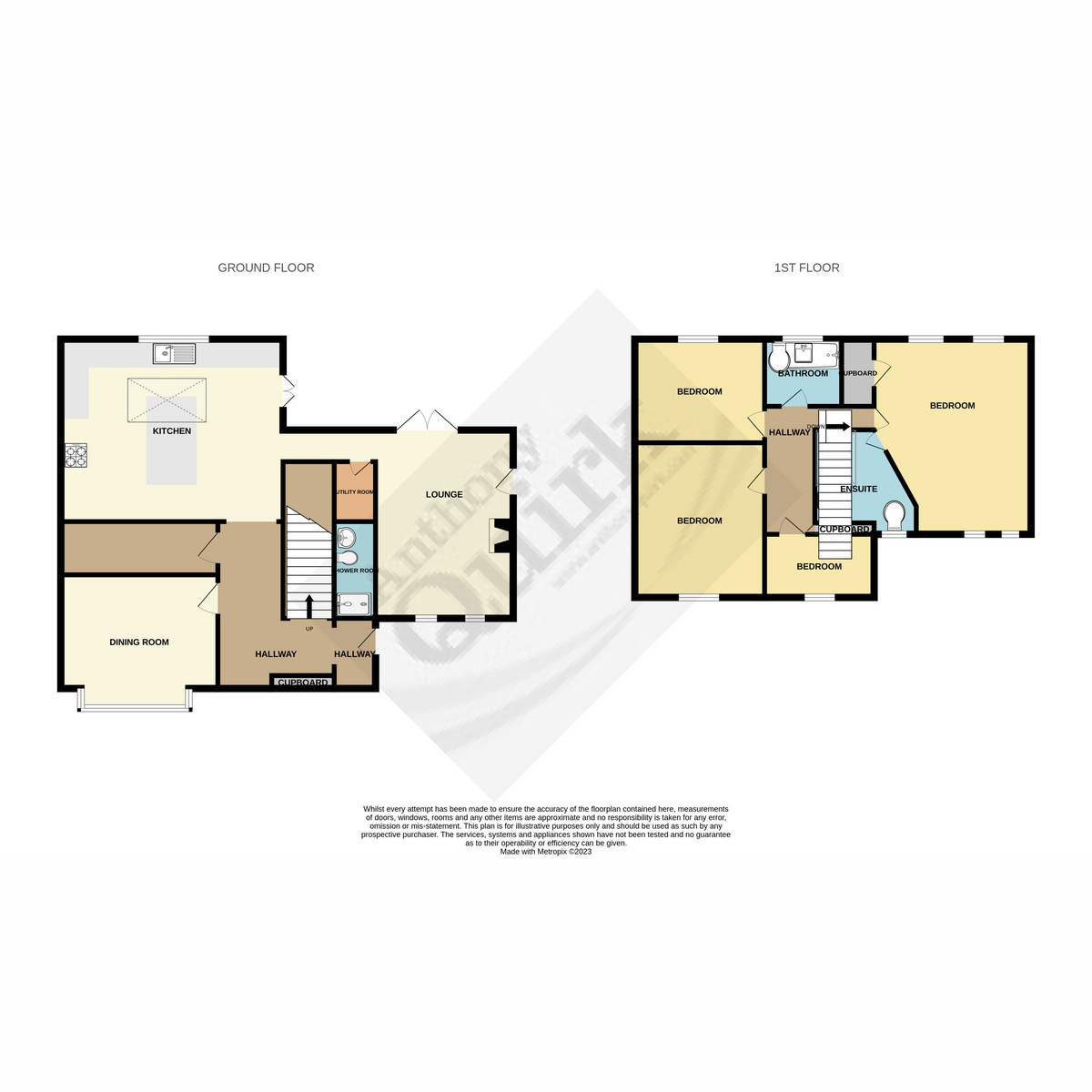 Floor plan, 5 bedroom for sale, Harvest Close, Chelmsford, CM3