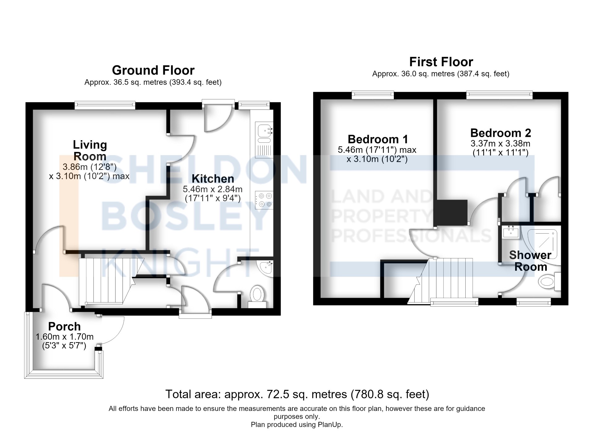Floorplan, 2 bedroom terraced house for sale, Bohun Street, Coventry, CV4
