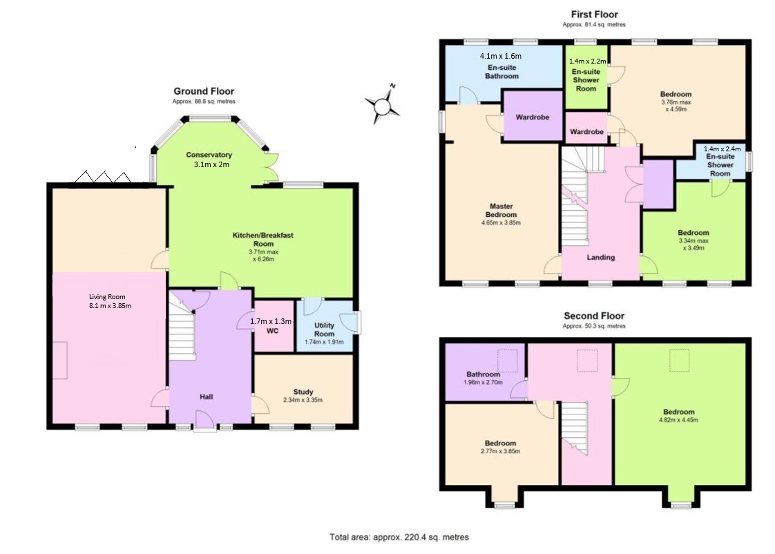 Floor plan, 5 bedroom detached house for sale, Follis Walk, Coventry, CV4
