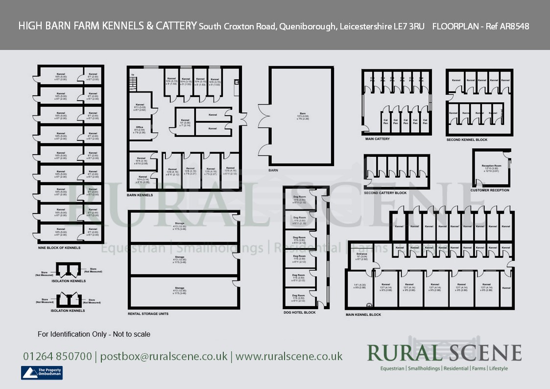 Floorplan, 4 bedroom detached house for sale, High Barn Farm Boarding Kennels, Leicester, LE7