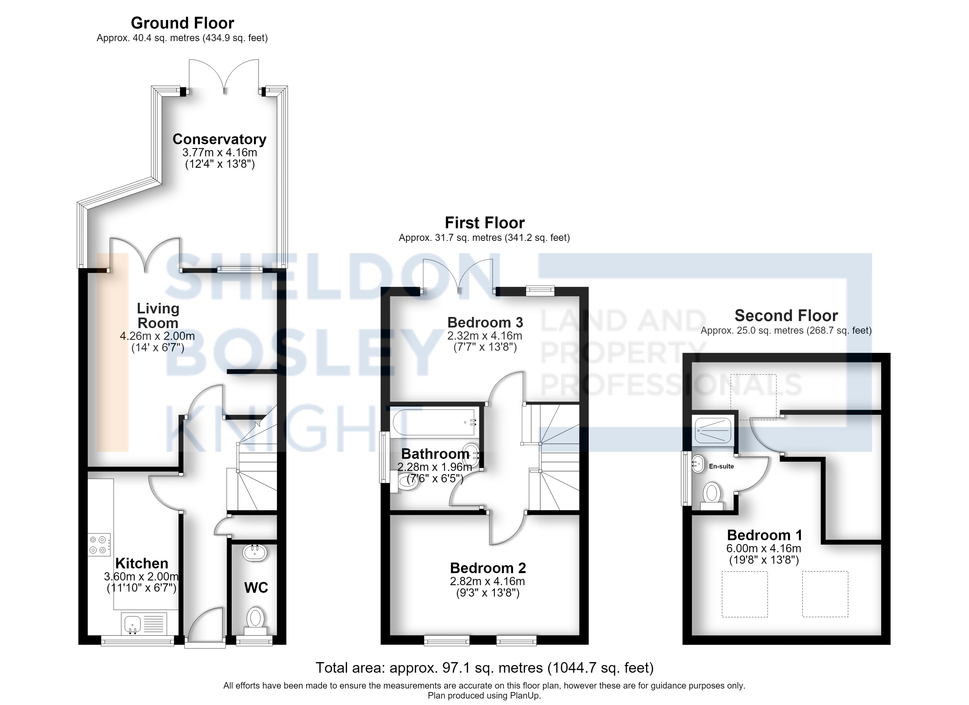 Floorplan, 3 bedroom end of terrace house for sale, Orchard Street, Bedworth, CV12