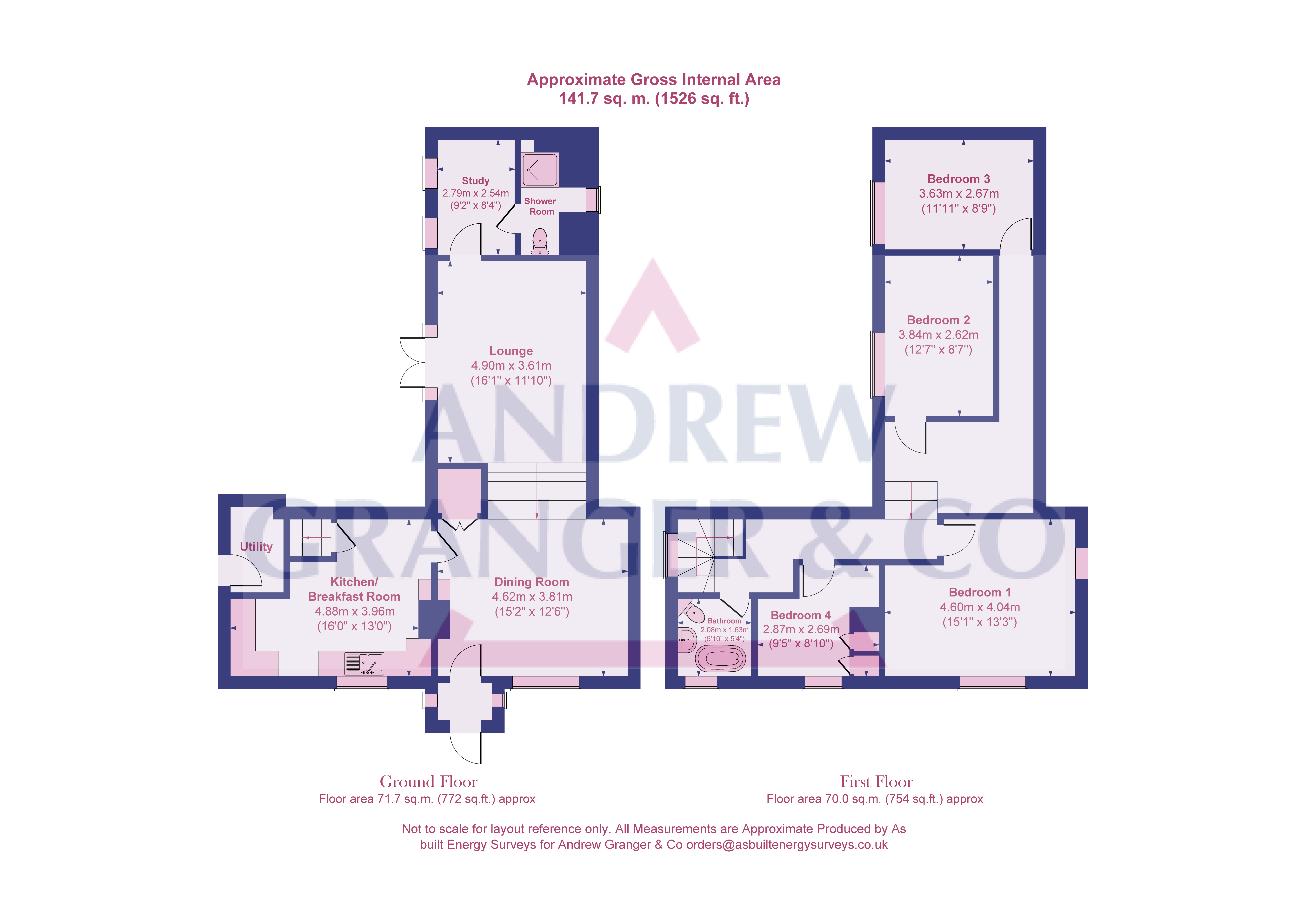 Floorplan, 4 bedroom semi detached cottage for sale, King Street, Melton Mowbray, LE14