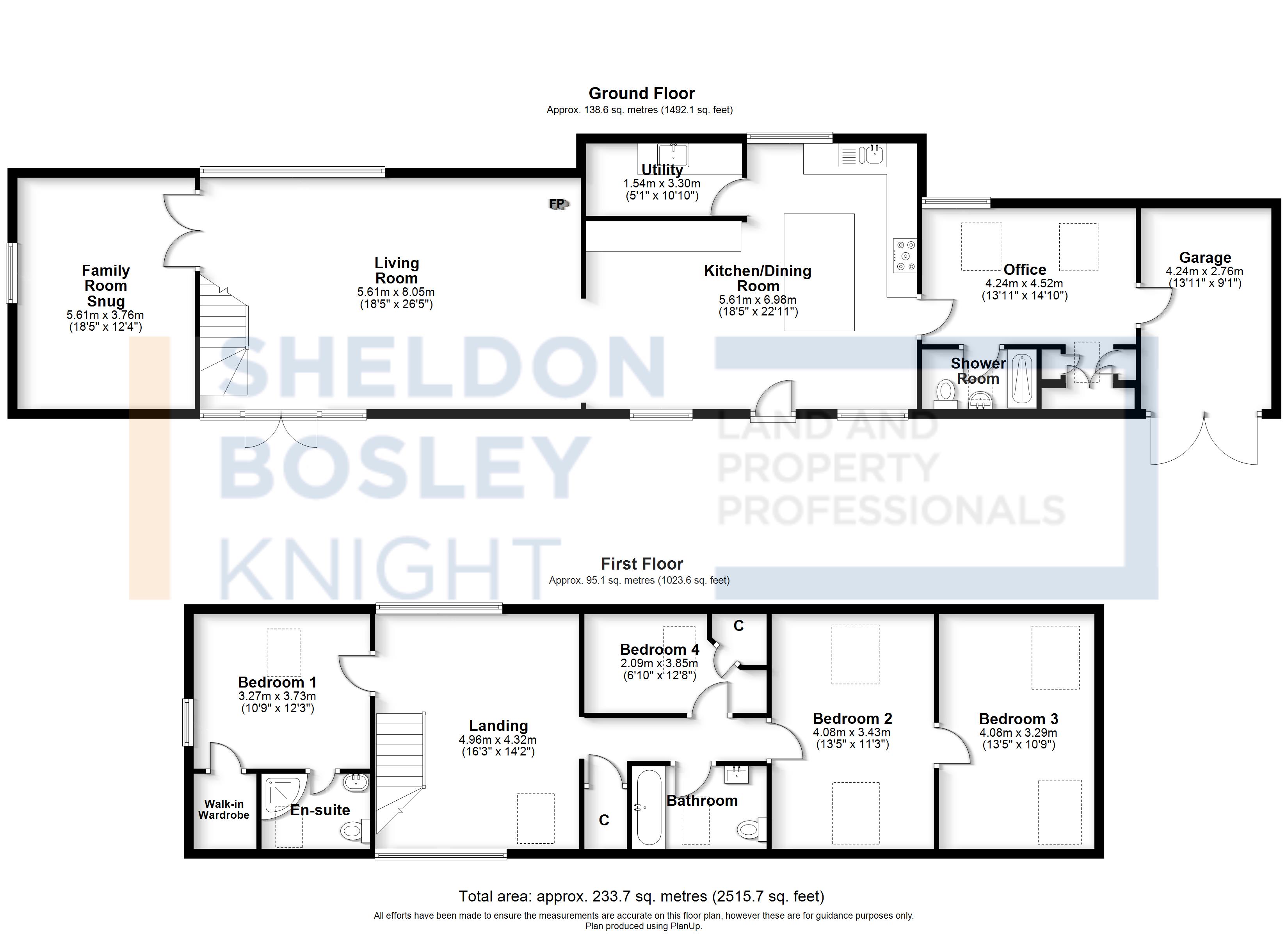 Floorplan, 4 bedroom detached barn conversion for sale, Seven Elms Barn, Warwick, CV35