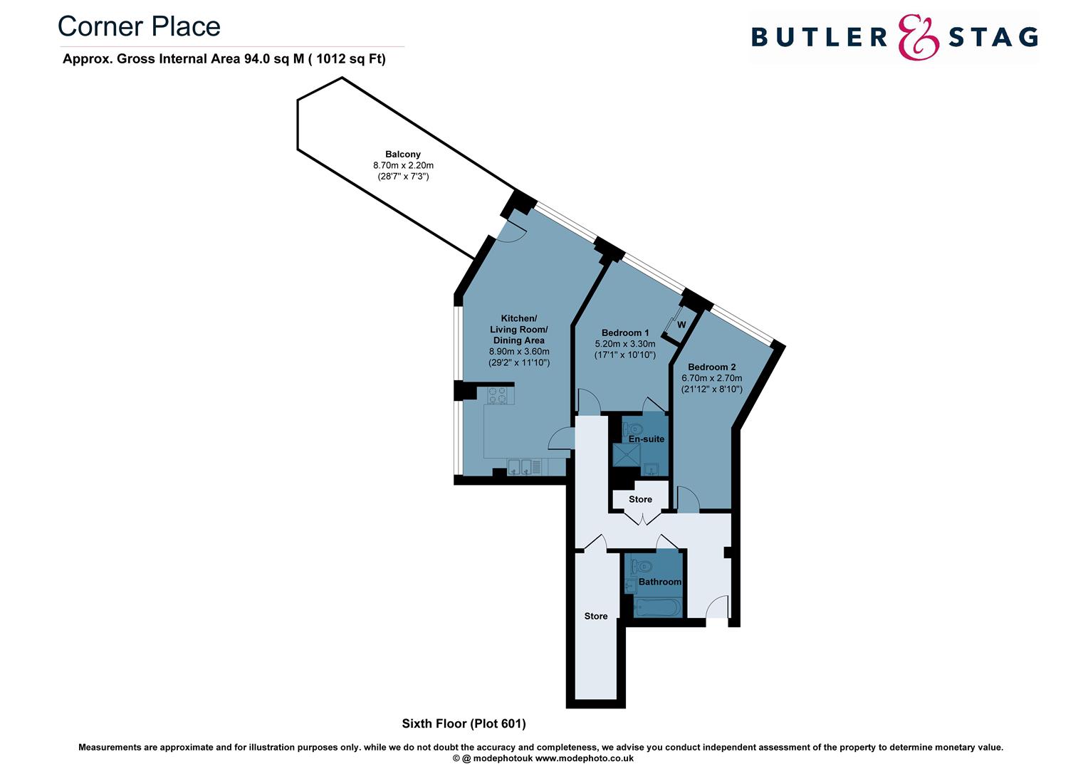 Floor plan, 2 bedroom apartment for sale, Witan Street, London, E2