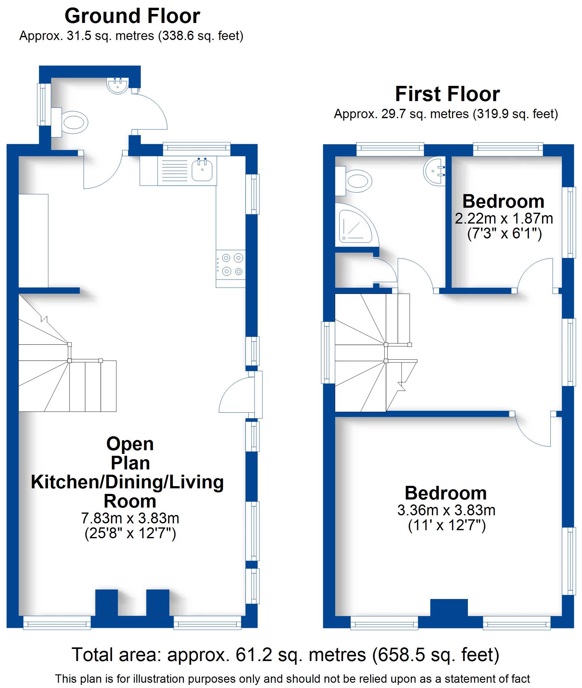 Floorplan, 6 bedroom detached house for sale, Pinecroft, Warwick, CV35