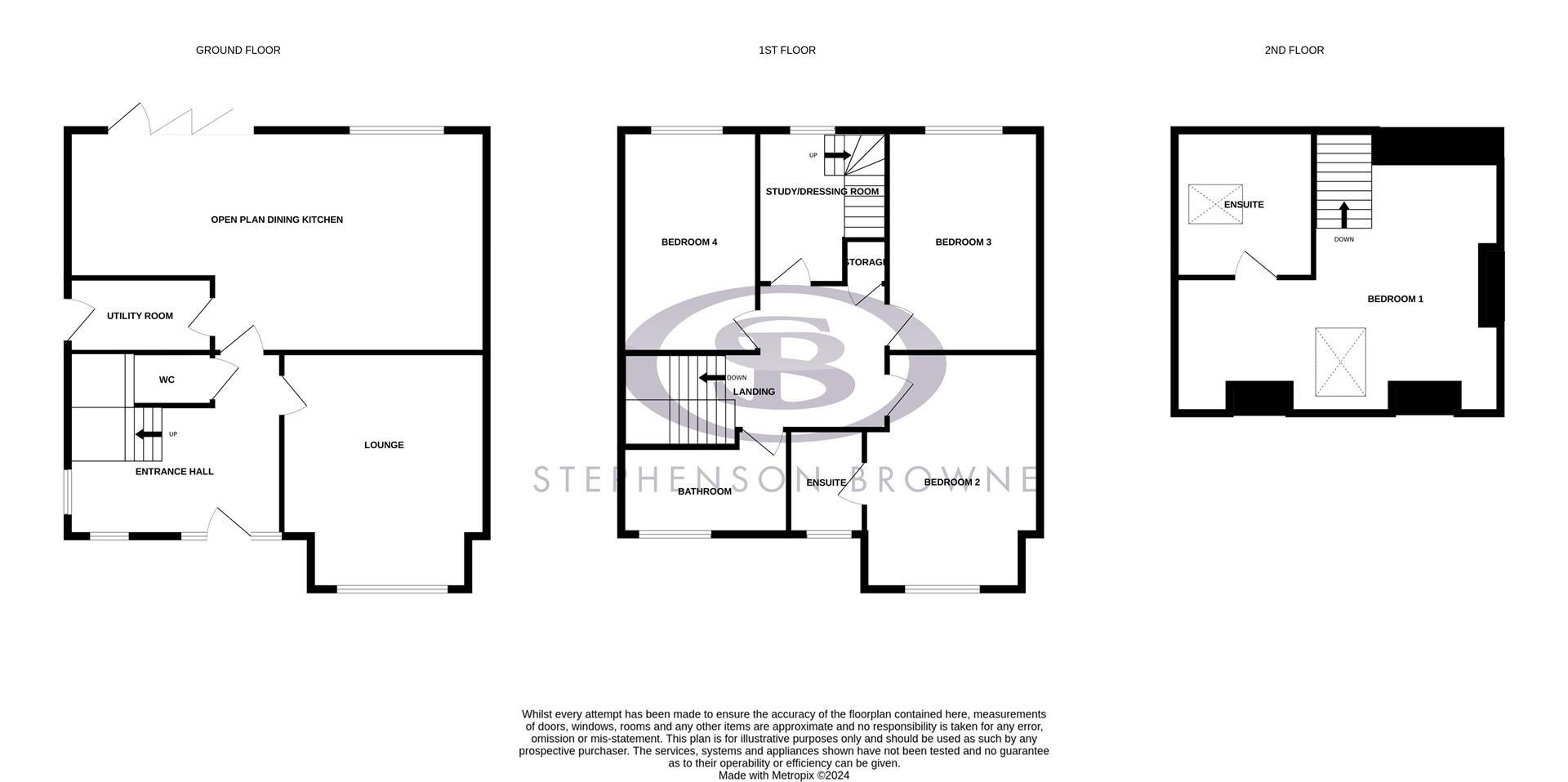 Floor plan, 4 bedroom house for sale, Chelford Road, Congleton, CW12