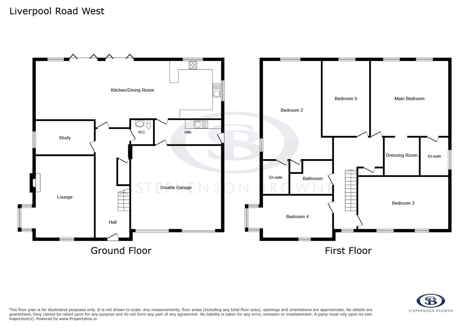 Floor plan, 5 bedroom house for sale, Liverpool Road West, Stoke-On-Trent, ST7