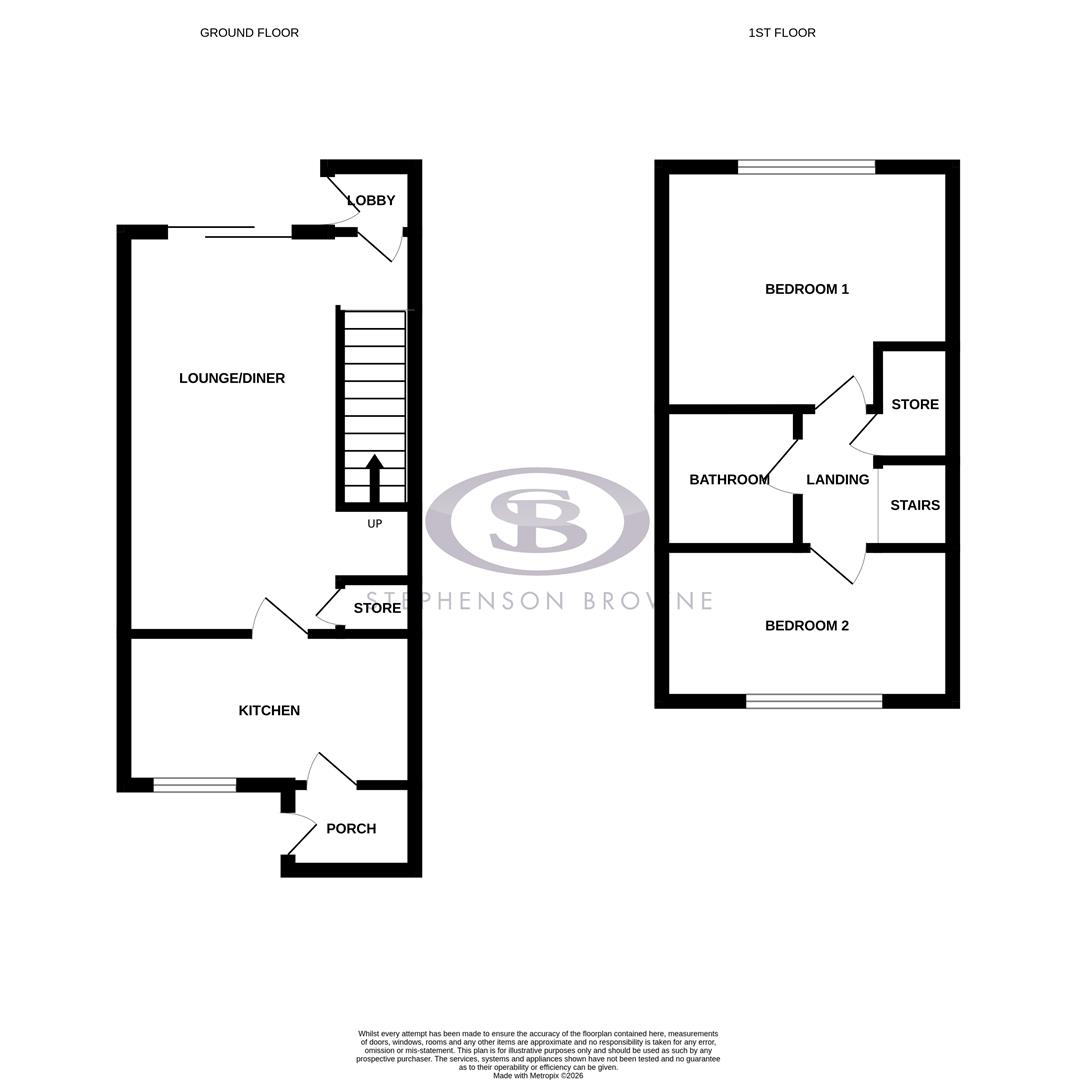 Floor plan, 2 bedroom other for sale, Bidvale Way, Crewe, CW1