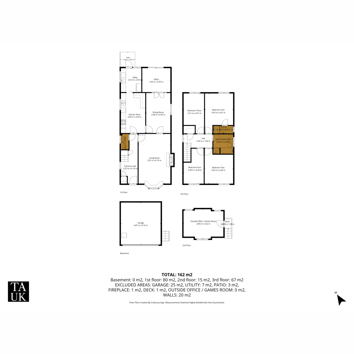Floorplan, 4 bedroom for sale, Eastgate, Peterborough, PE6