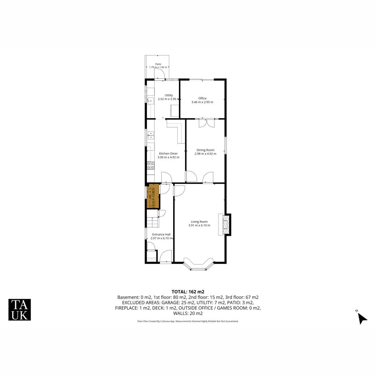 Floorplan, 4 bedroom for sale, Eastgate, Peterborough, PE6