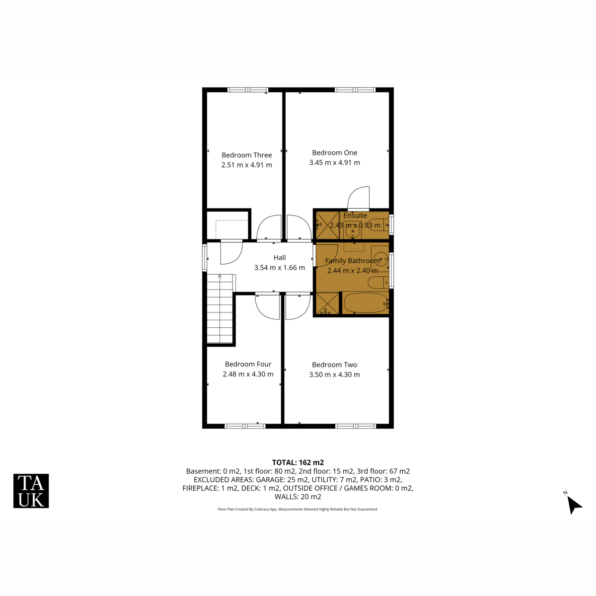 Floorplan, 4 bedroom for sale, Eastgate, Peterborough, PE6