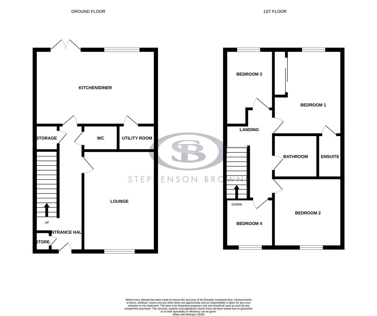 Floor plan, 4 bedroom other for sale, Samuel Armstrong Way, Crewe, CW1