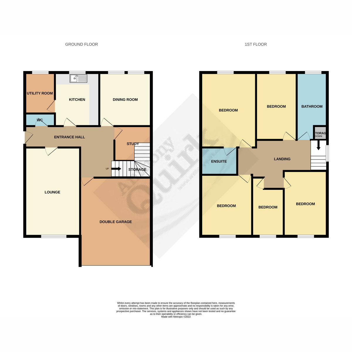 Floor plan, 5 bedroom for sale, Lionel Road, Canvey Island, Essex, SS8