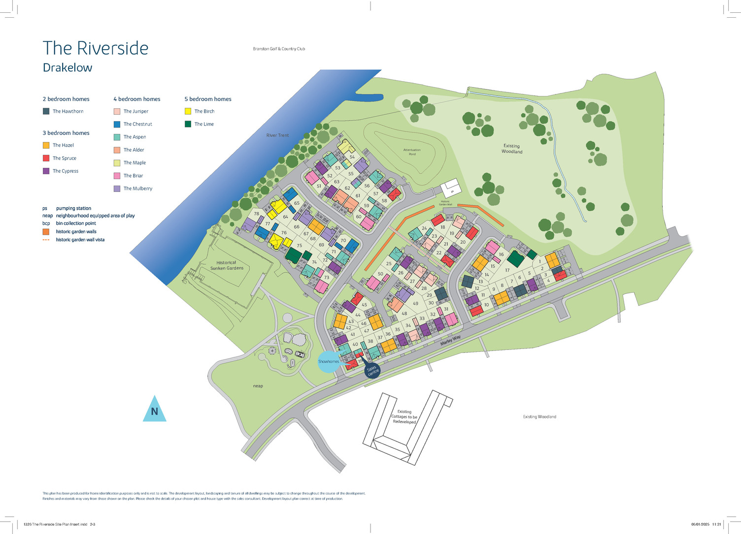 Floorplan, 4 bedroom detached house for sale, Plot 60 (THE BRIAR), Burton On Trent, DE15