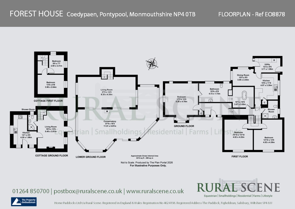Floorplan, 5 bedroom detached house for sale, Forest House, Pontypool, NP4