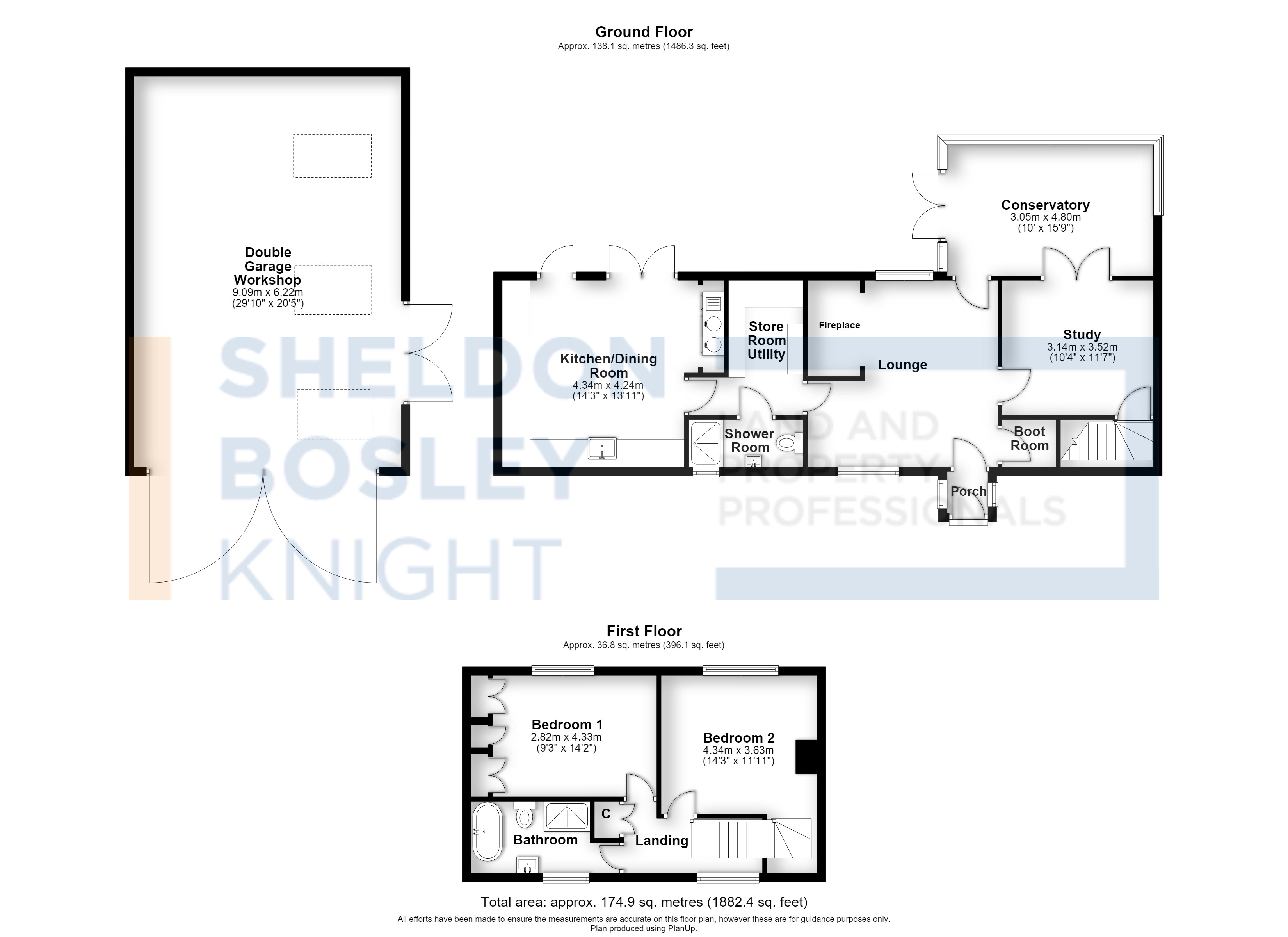 Floorplan, 2 bedroom detached house for sale, Forge Cottage Watery Lane, Warwick, CV35