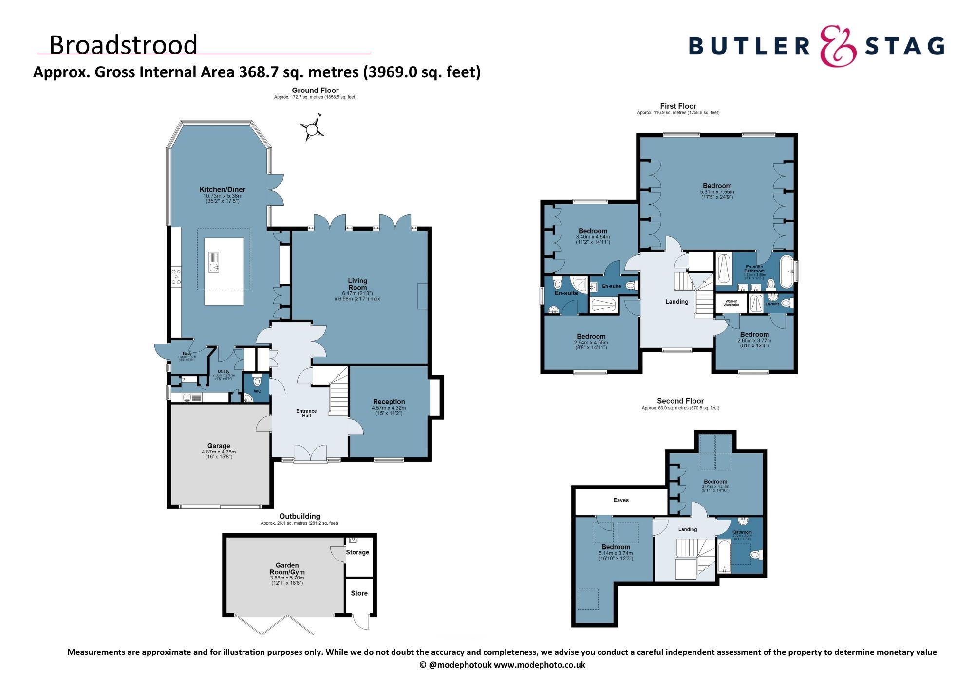 Floor plan, 6 bedroom detached house for sale, Broadstrood, Loughton, IG10