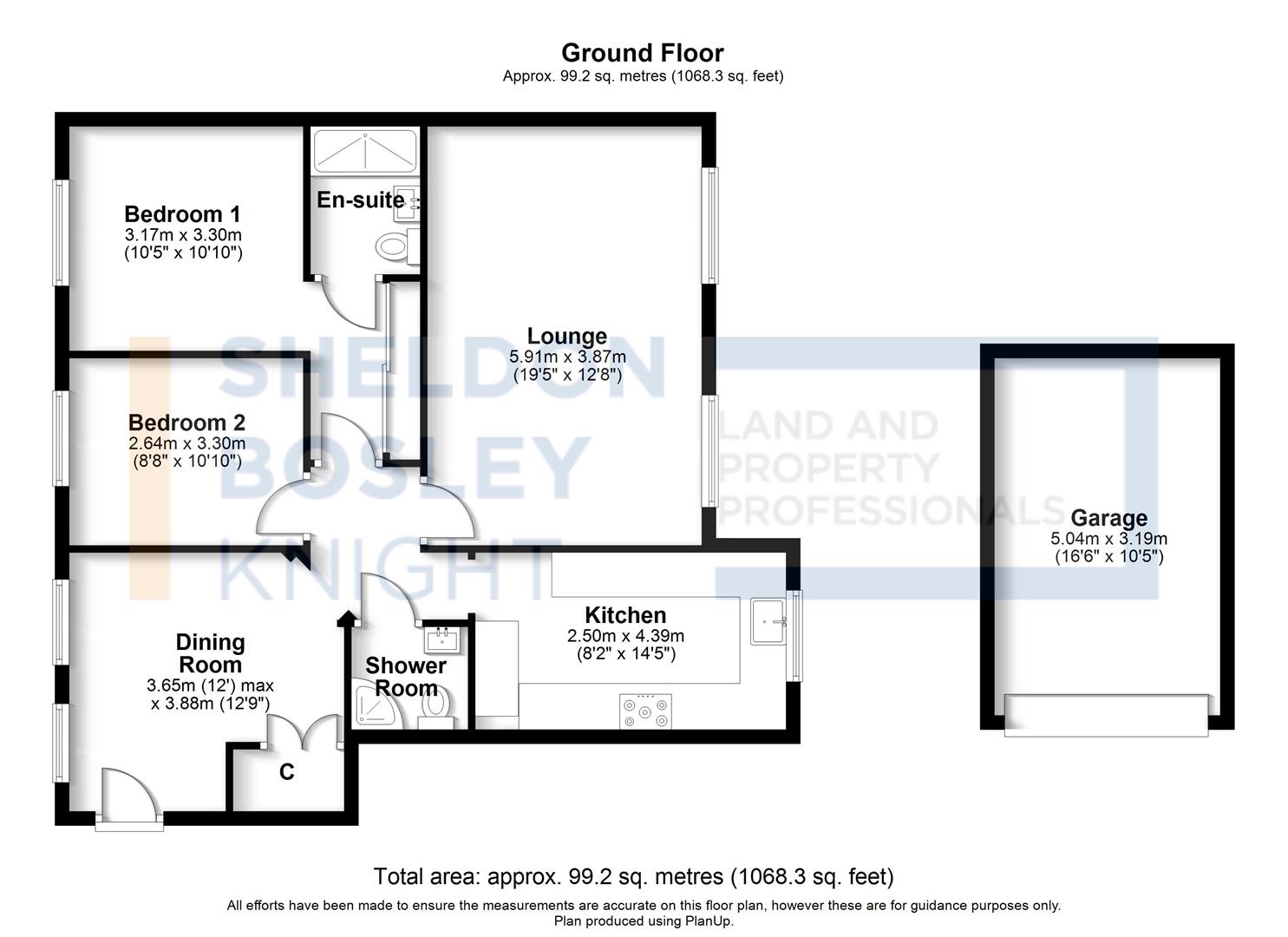 Floorplan, 2 bedroom apartment for sale, Staple Hill House Staple Hill, Warwick, CV35