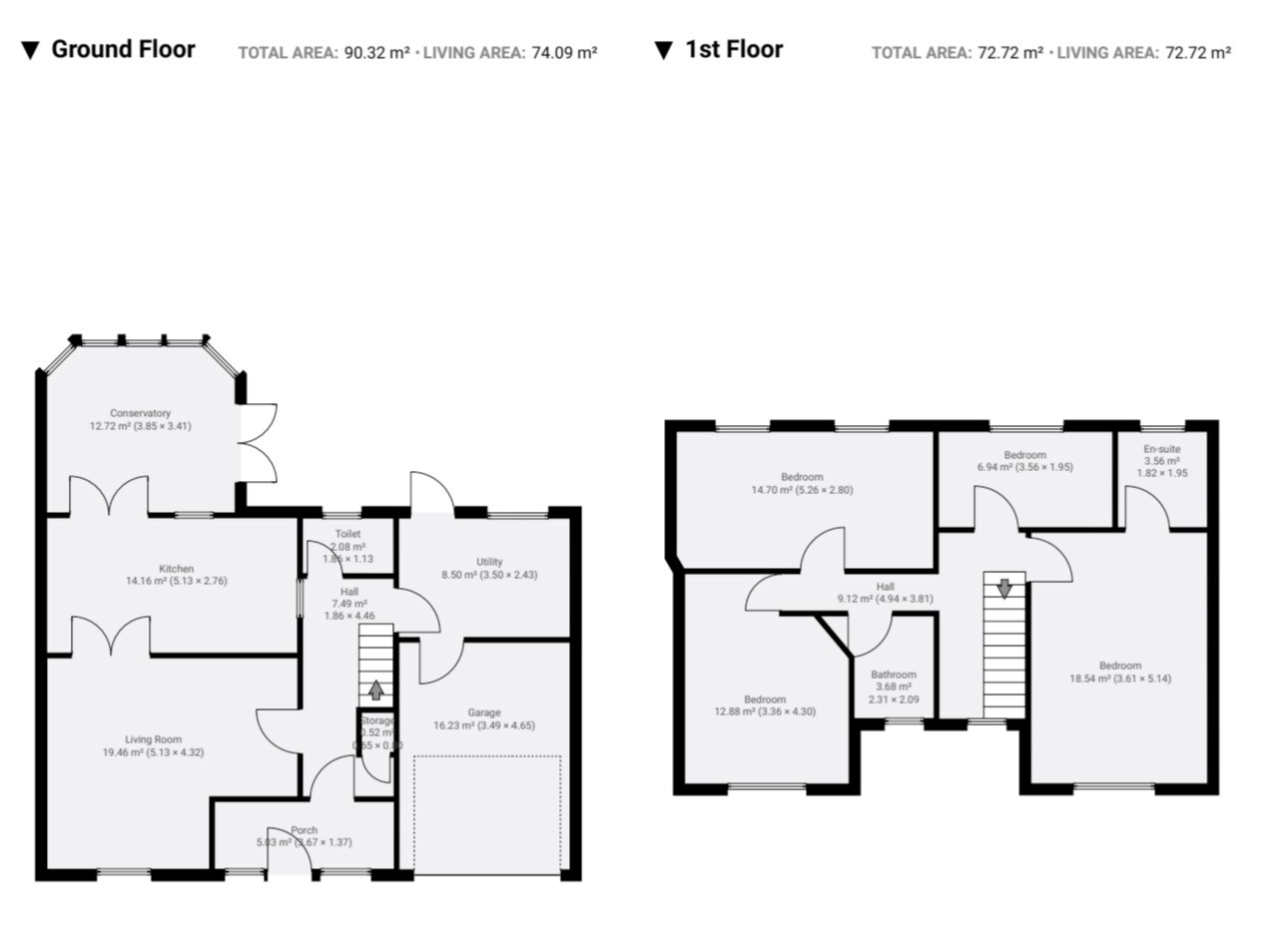 Floor plan, 4 bedroom semi detached house for sale, Charter Avenue, Coventry, CV4