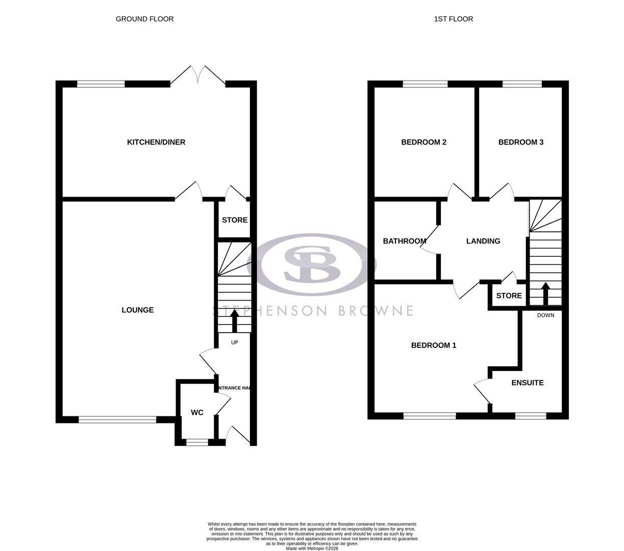 Floor plan, 3 bedroom other for sale, McKelvey Way, Crewe, CW3
