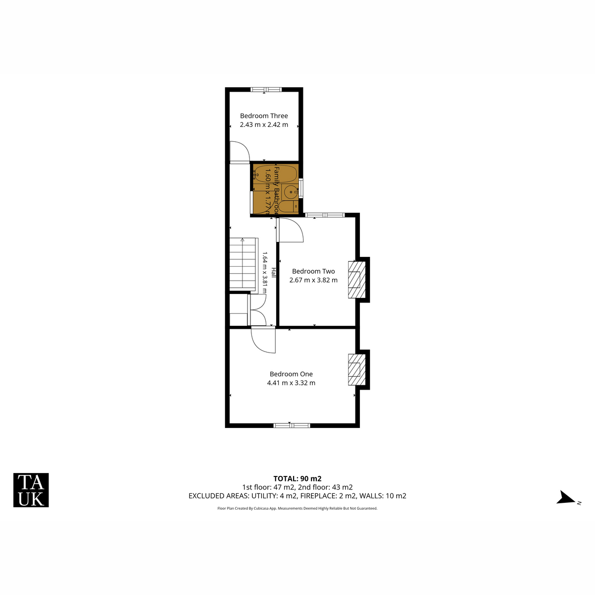 Floorplan, 3 bedroom for sale, West Parade, Spalding, PE11