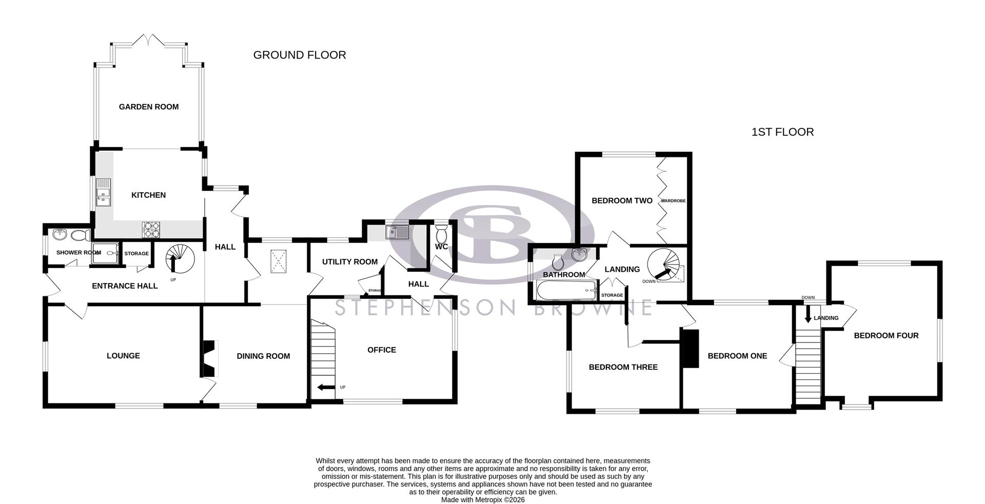 Floor plan, 4 bedroom house for sale, Swan Meadow Cottage Mere Lake Road, Stoke-On-Trent, ST7