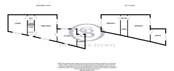 Floor plan, 2 bedroom house for sale, Madeley Street, Crewe, CW2
