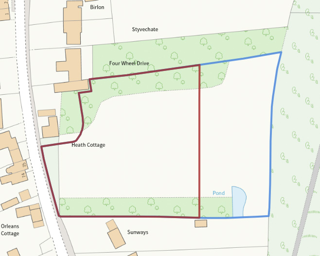Floorplan, Land for sale, Land off Lenchwick Lane, Evesham, WR11