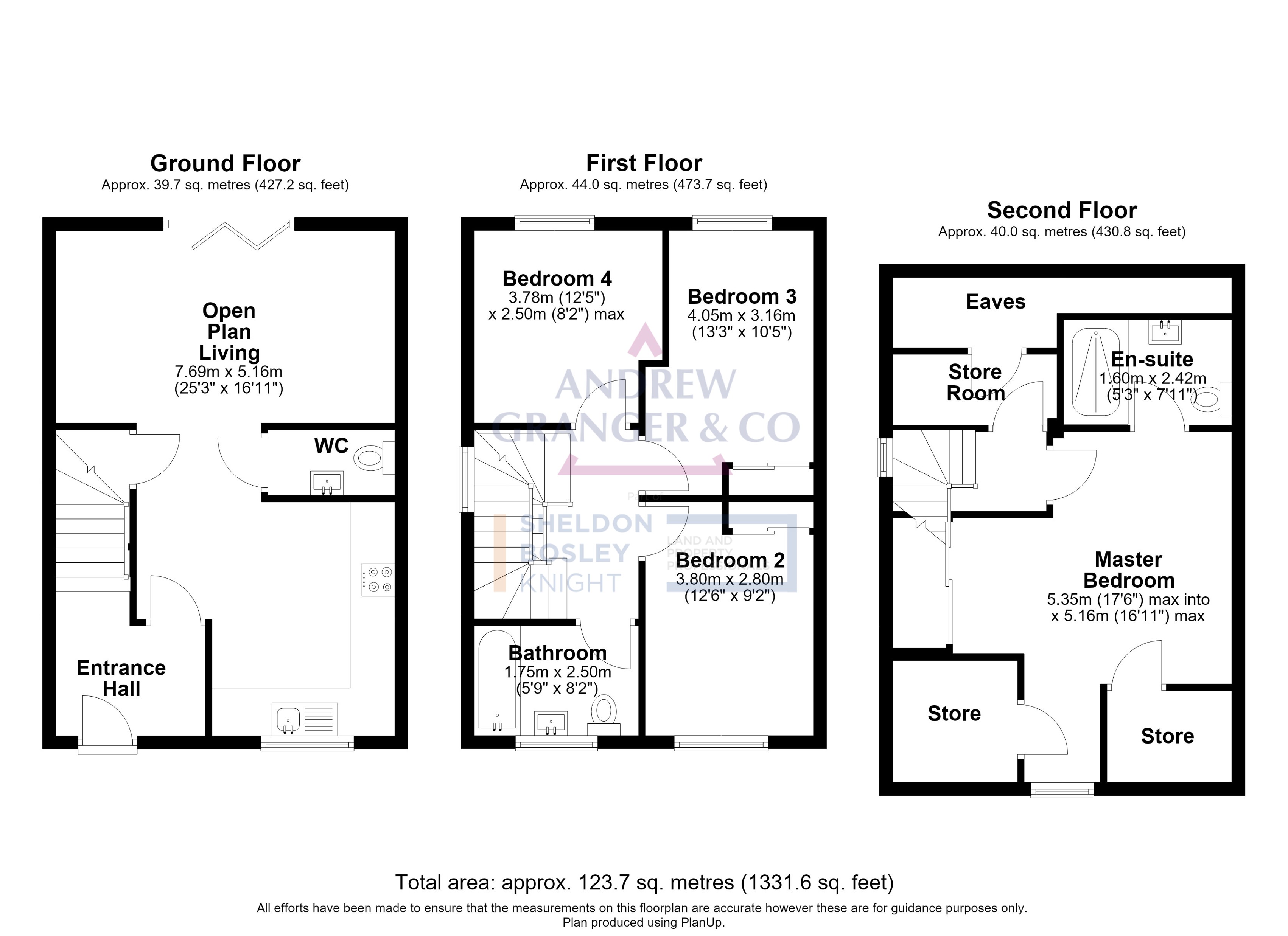 Floorplan, 4 bedroom semi detached house for sale, Steeplechase Way, Market Harborough, LE16
