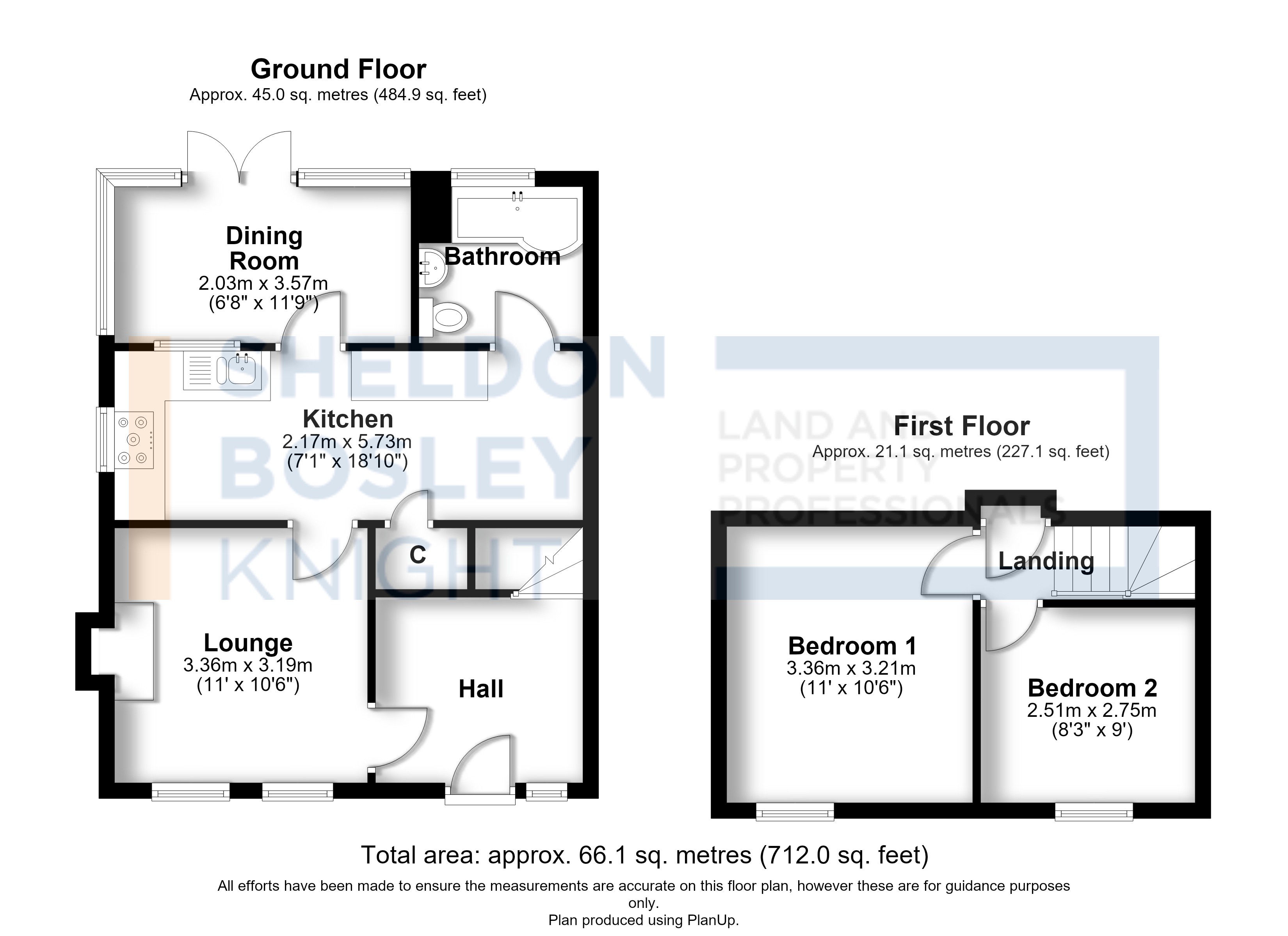 Floorplan, 2 bedroom terraced house for sale, Vale Cottage Brook Lane, Pershore, WR10
