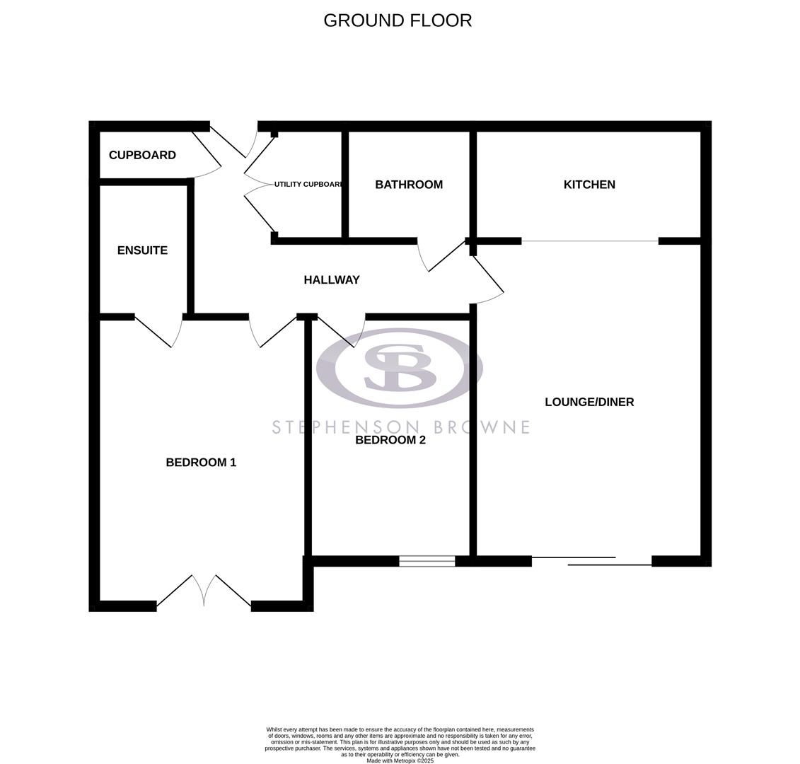 Floor plan, 2 bedroom apartment for sale, Elizabeth House Scholars Court, Stoke-On-Trent, ST4