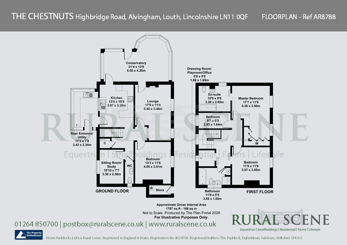 Floorplan, 4 bedroom detached house for sale, The Chestnuts, Louth, LN11