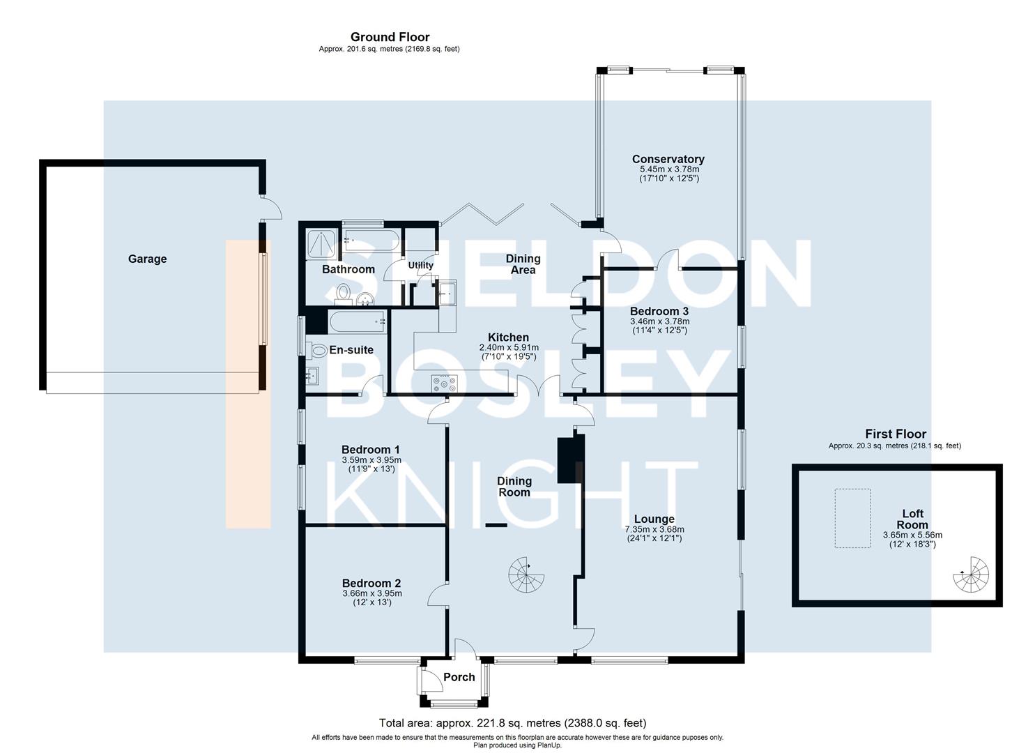 Floorplan, 4 bedroom detached bungalow for sale, Nuneaton Road, Bedworth, CV12