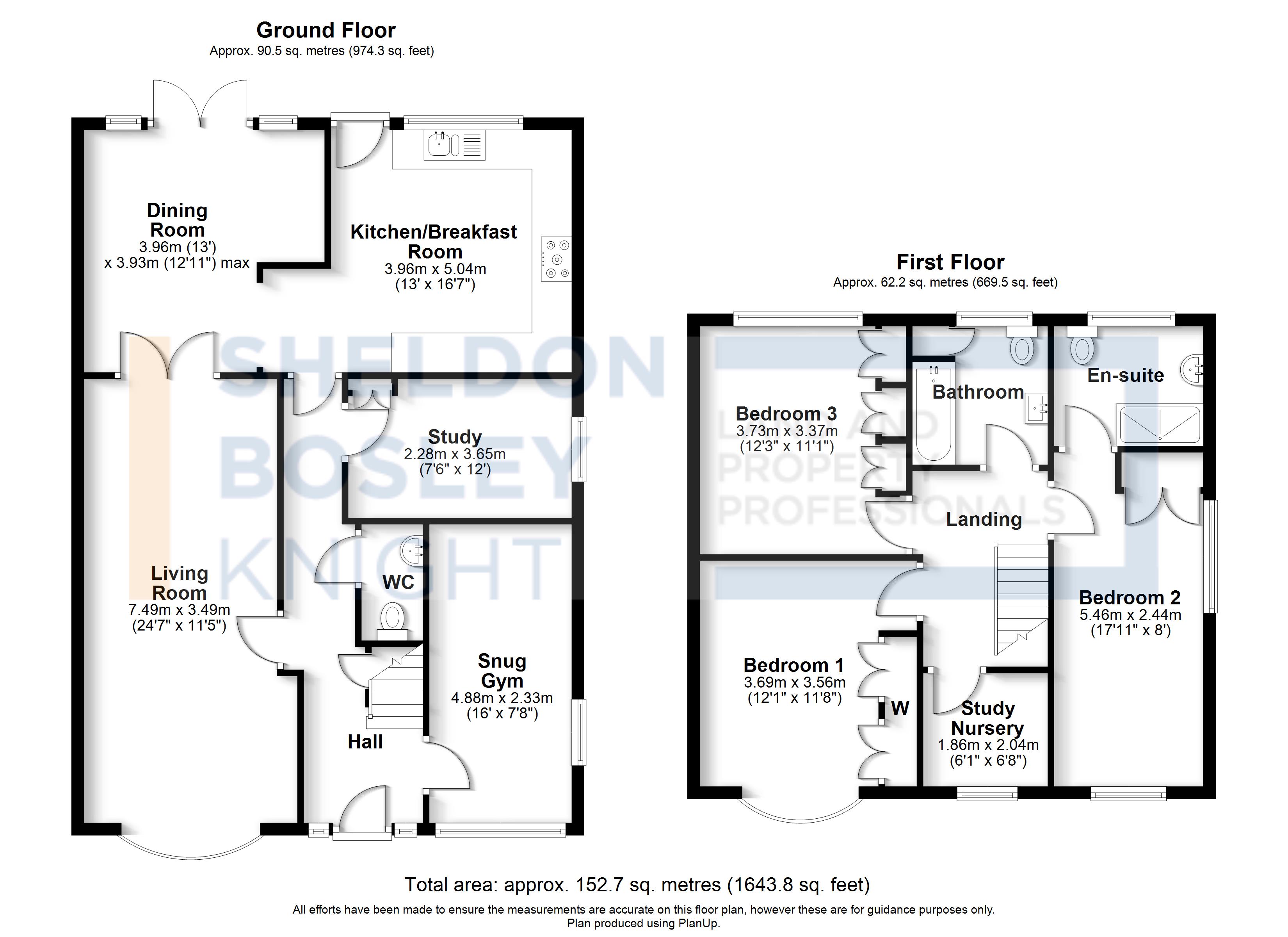 Floorplan, 4 bedroom detached house for sale, London Road, Shipston-On-Stour, CV36