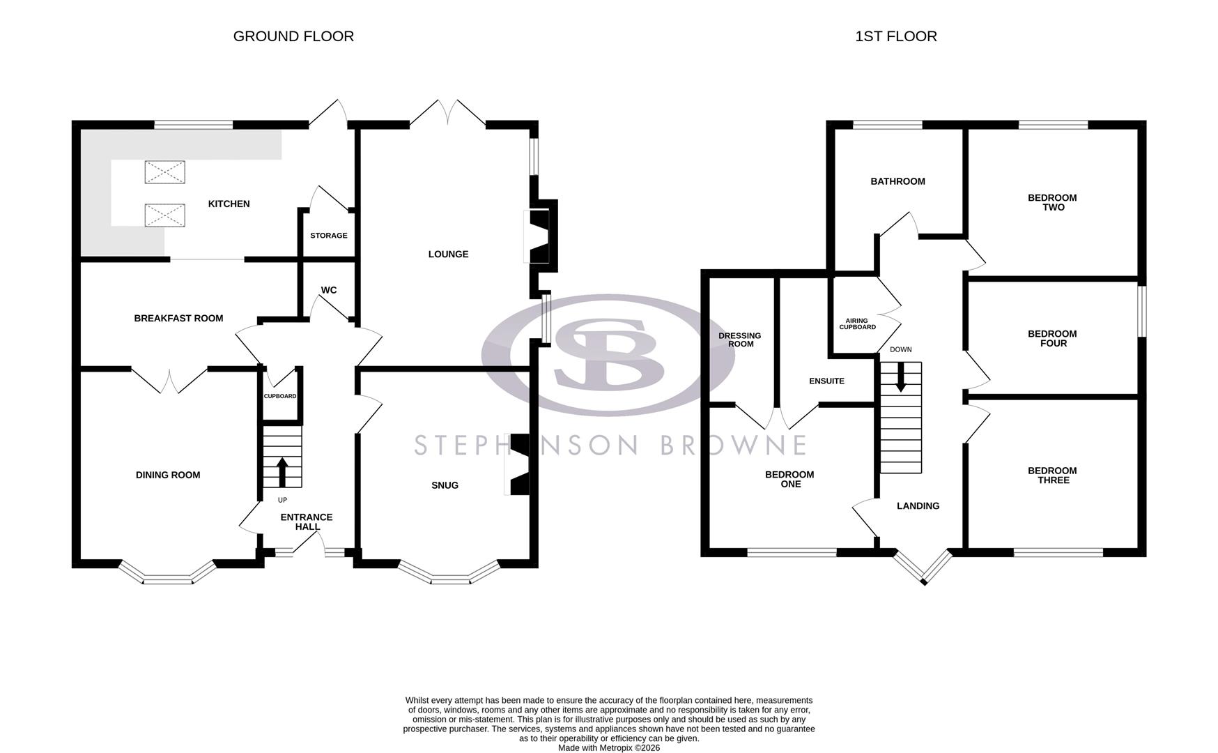 Floor plan, 4 bedroom house for sale, Bradwall Road, Sandbach, CW11