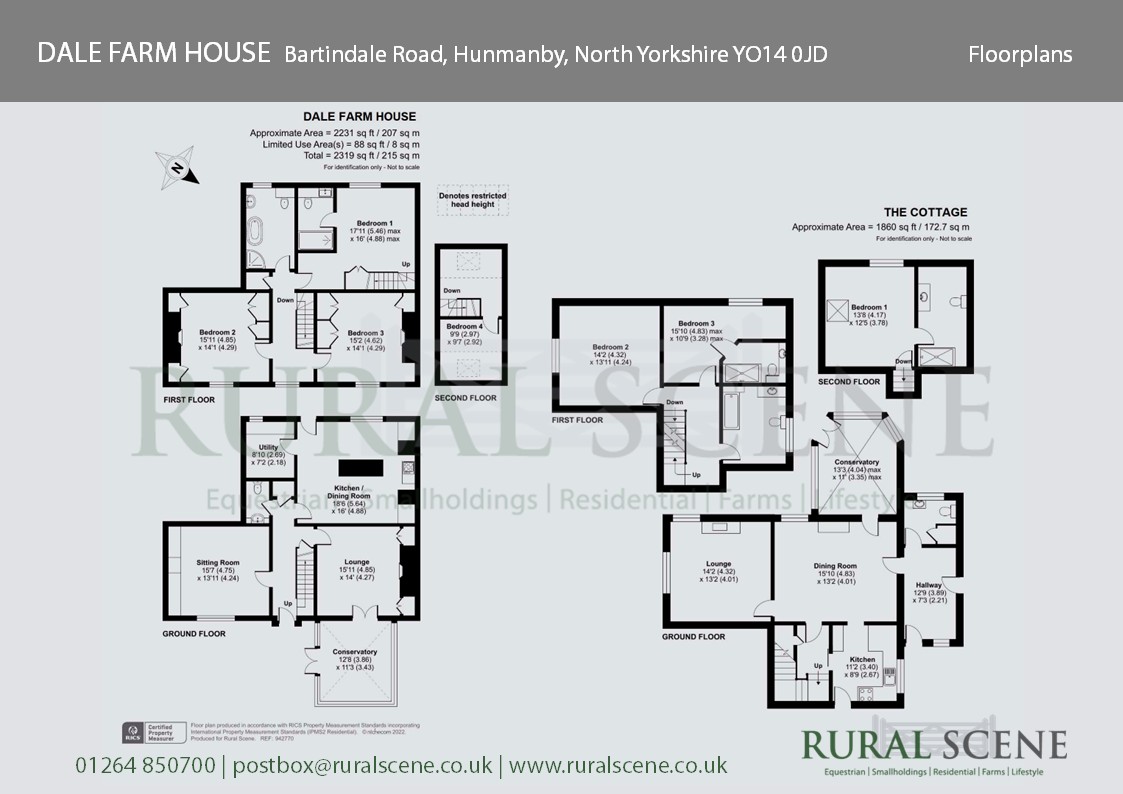 Floorplan, 6 bedroom detached house for sale, Dale Farm House Bartindale Road, Filey, YO14