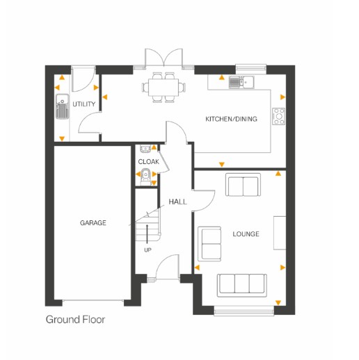 Floorplan, 4 bedroom detached house for sale, Plot 52 (THE GOWAN), Coventry, CV4