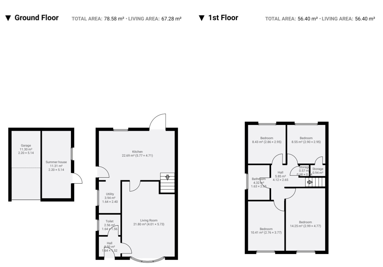 Floor plan, 4 bedroom detached house for sale, Lant Close, Coventry, CV4