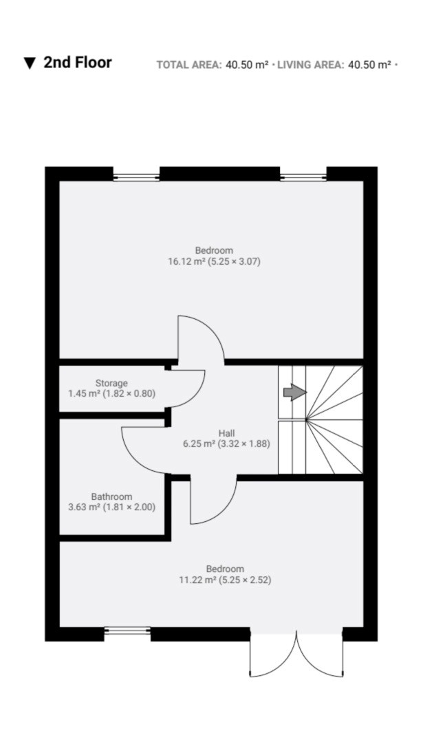 Floor plan, 3 bedroom town house for sale, Pelham Bend, Coventry, CV4