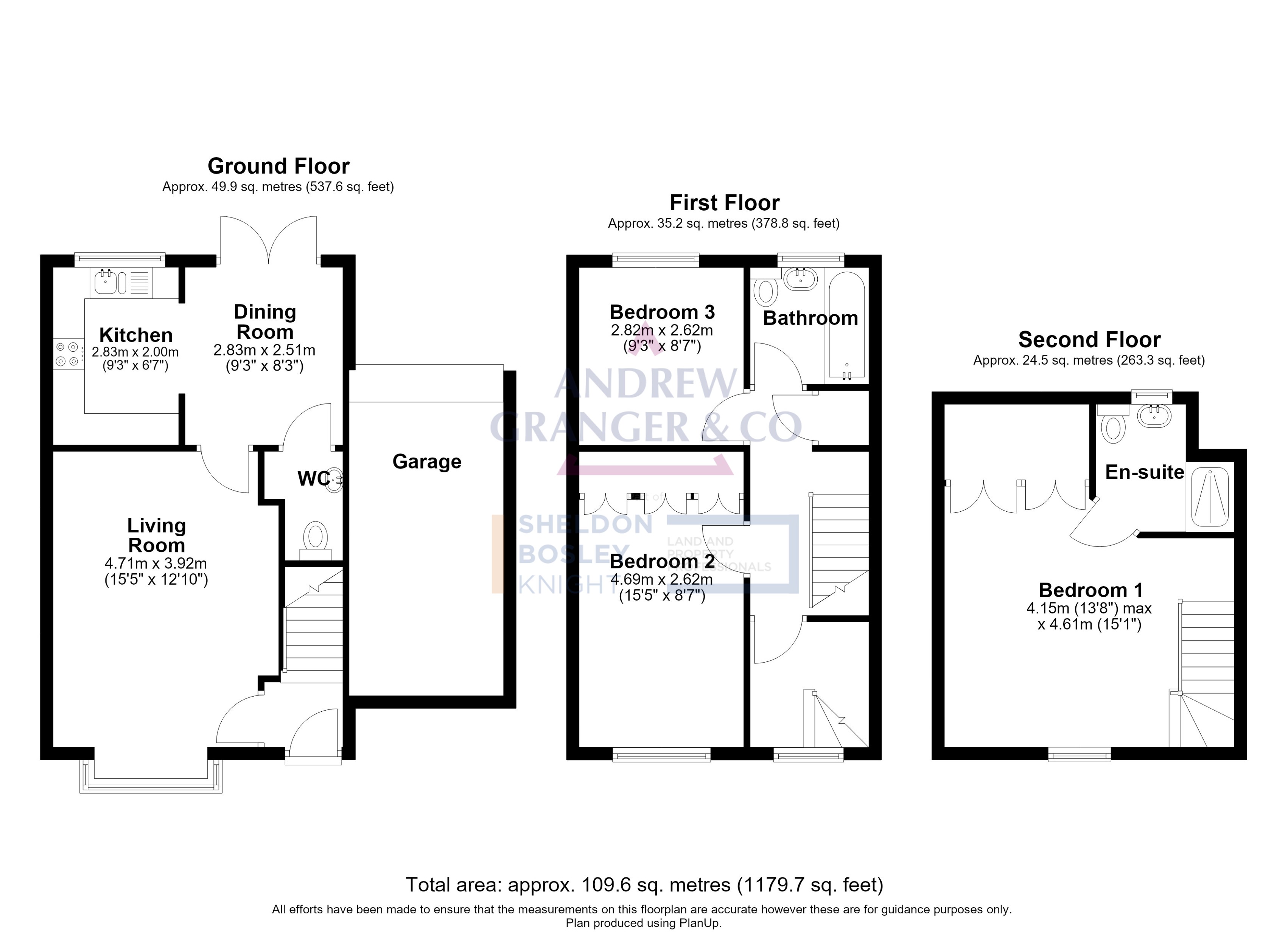 Floorplan, 3 bedroom semi detached house for sale, Fleckney Road, Leicester, LE8