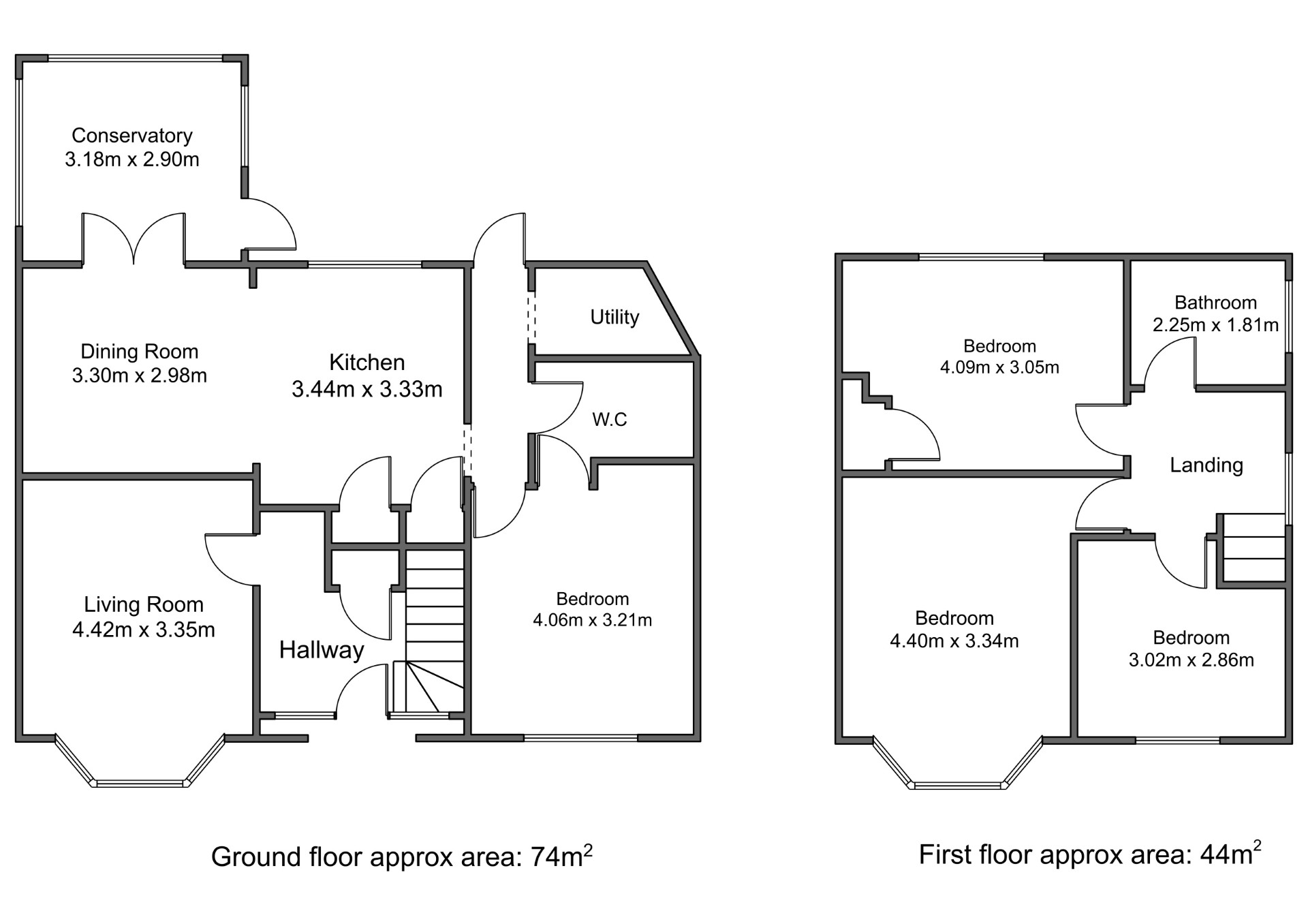 Floor plan, 4 bedroom semi detached house for sale, Burbages Lane, Coventry, CV6