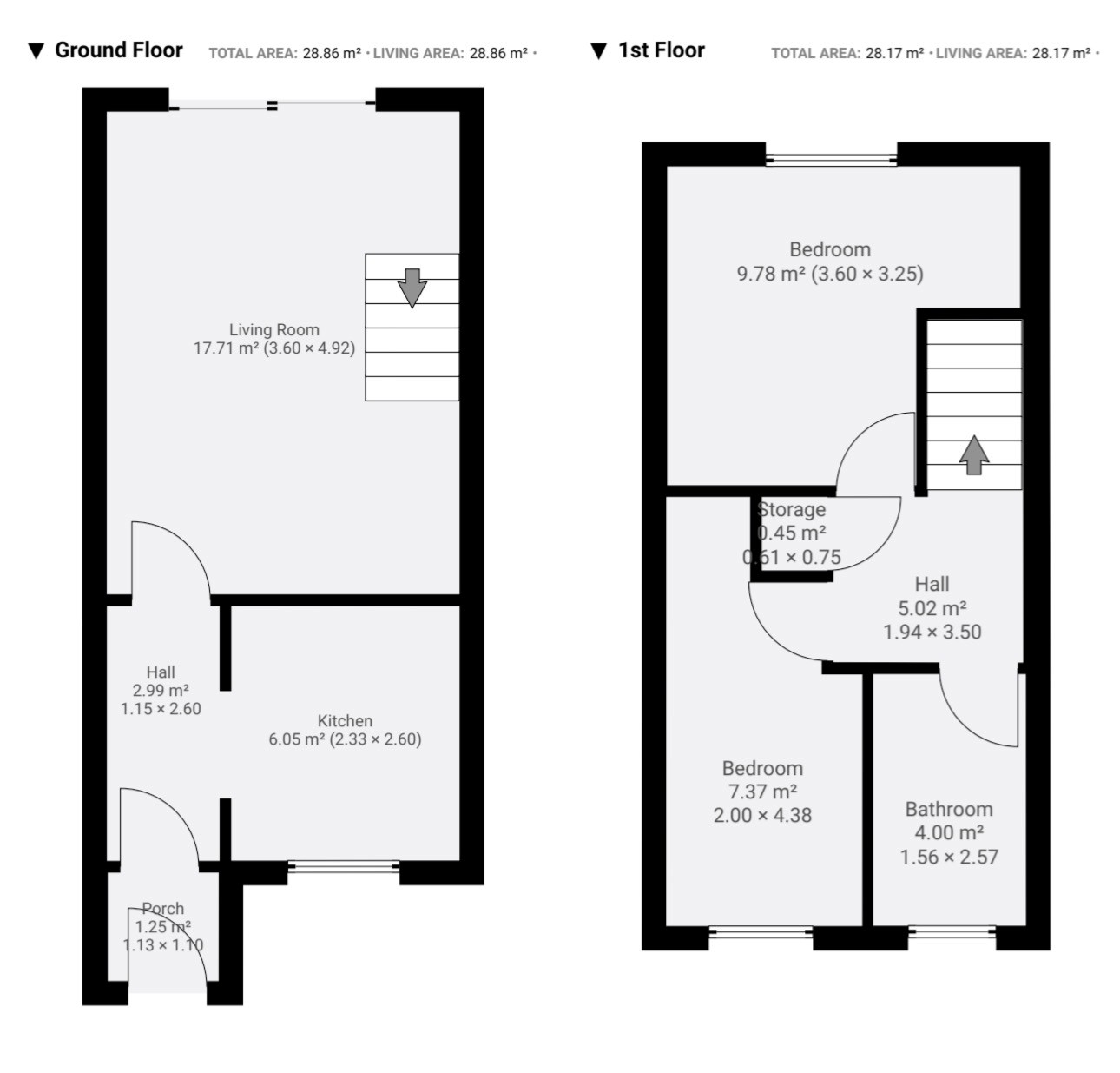Floorplan, 2 bedroom terraced house for sale, Cumbria Close, Coventry, CV1