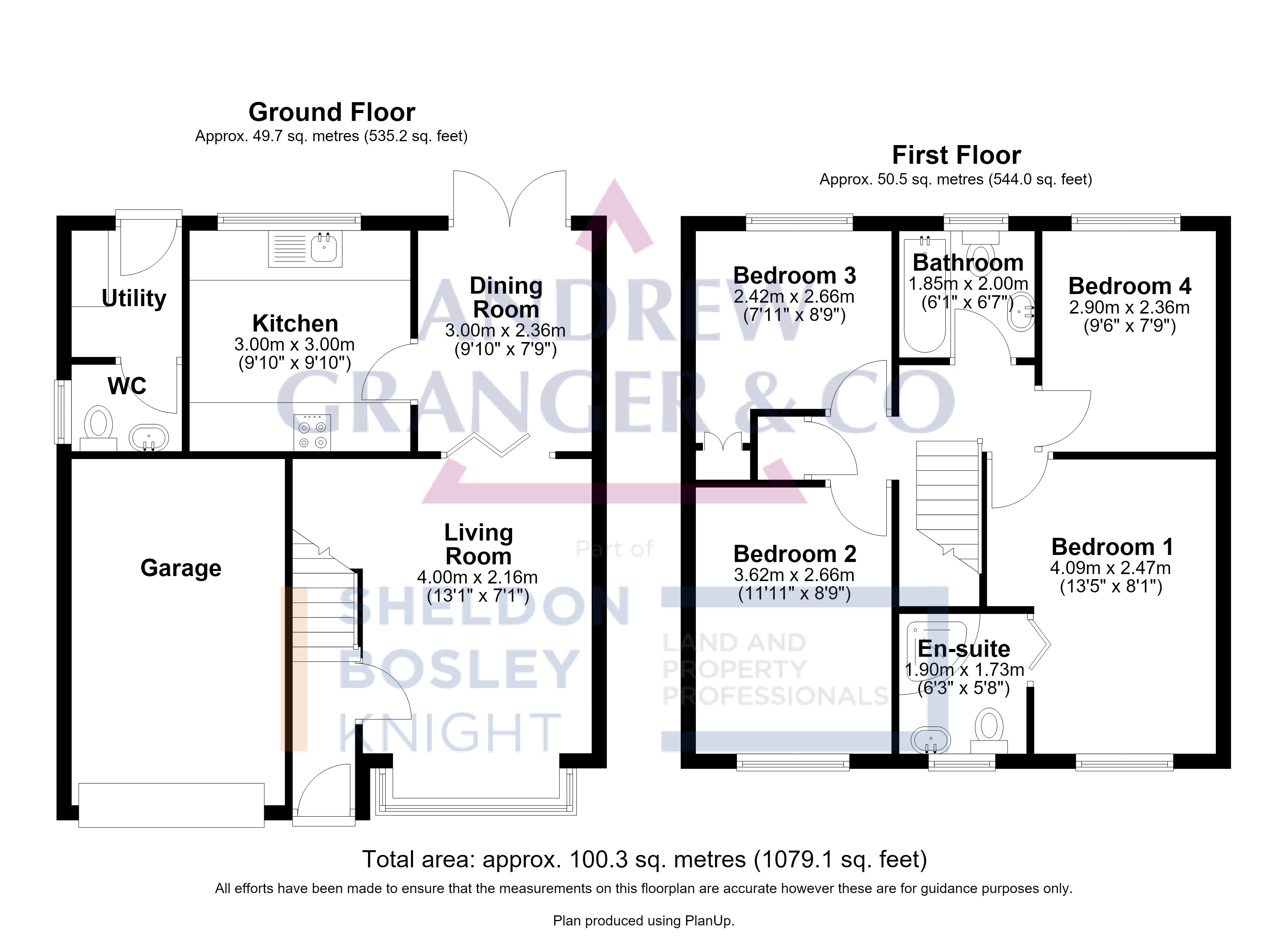 Floor plan, 4 bedroom detached house for sale, Jewsbury Way, Leicester, LE3