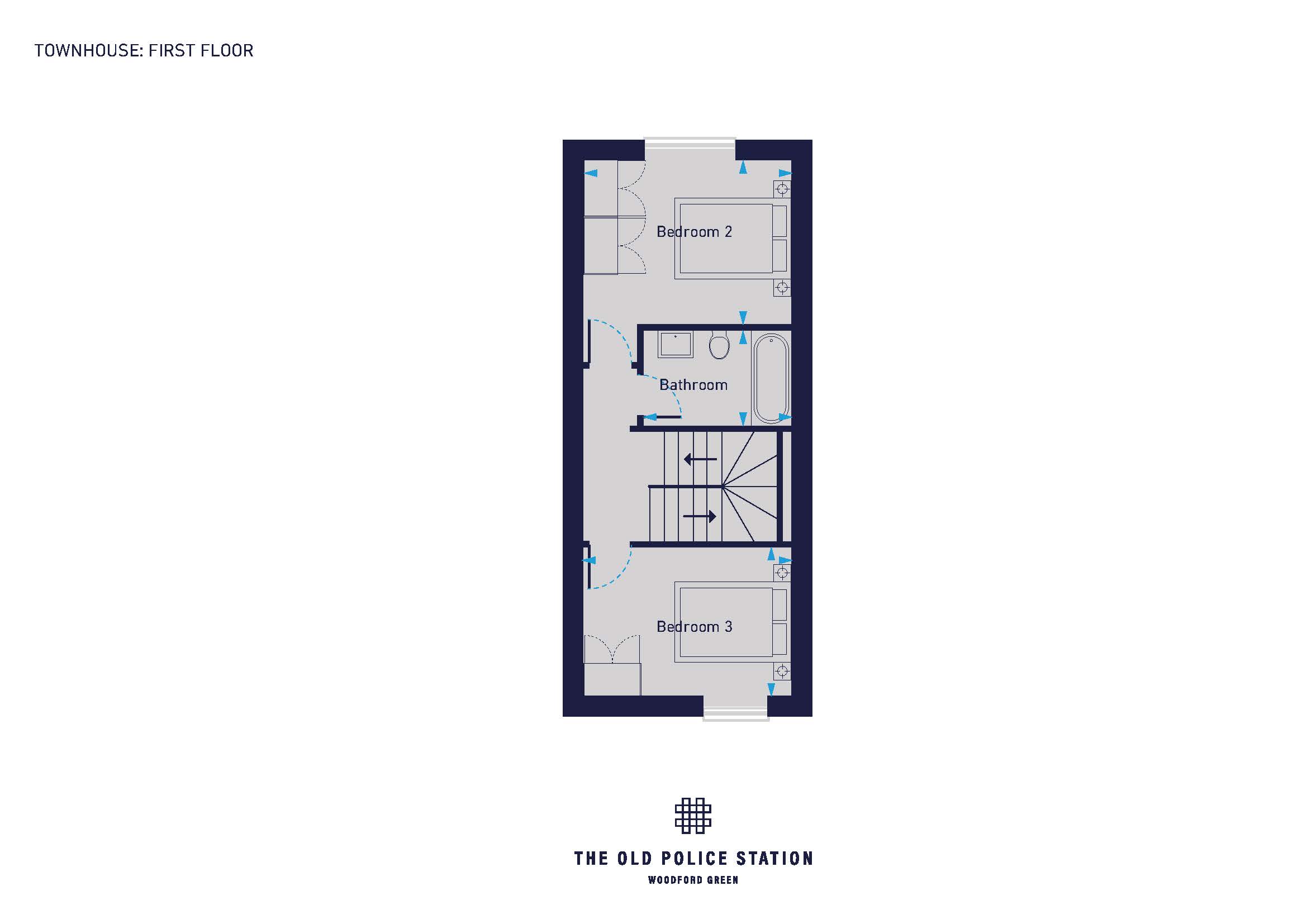 Floor plan, 3 bedroom terraced house for sale, Shield Walk, Woodford Green, IG8