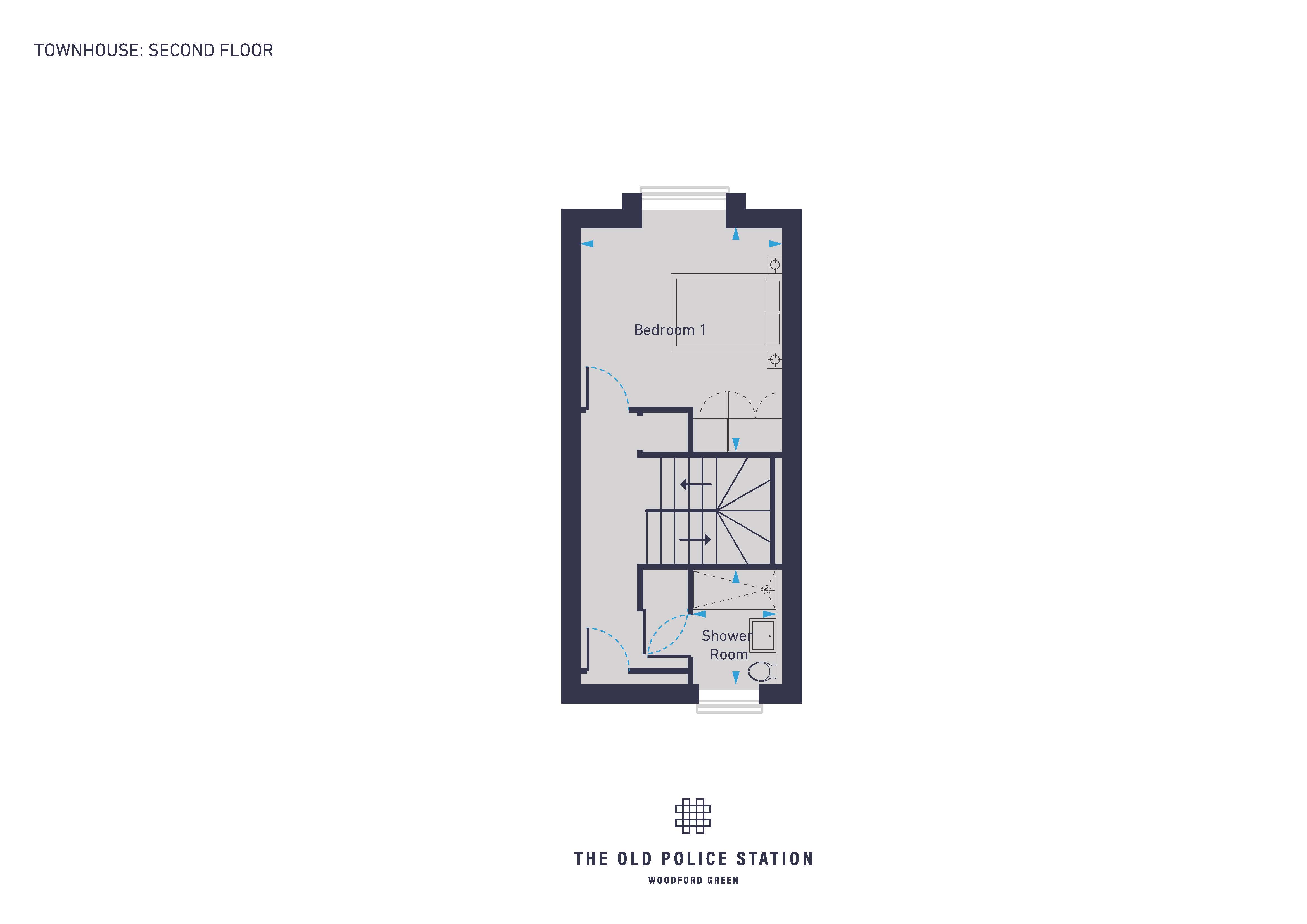 Floor plan, 3 bedroom terraced house for sale, Shield Walk, Woodford Green, IG8