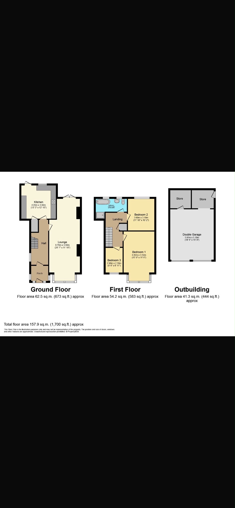 Floor plan, 3 bedroom end of terrace house for sale, Stonebury Avenue, Coventry, CV5