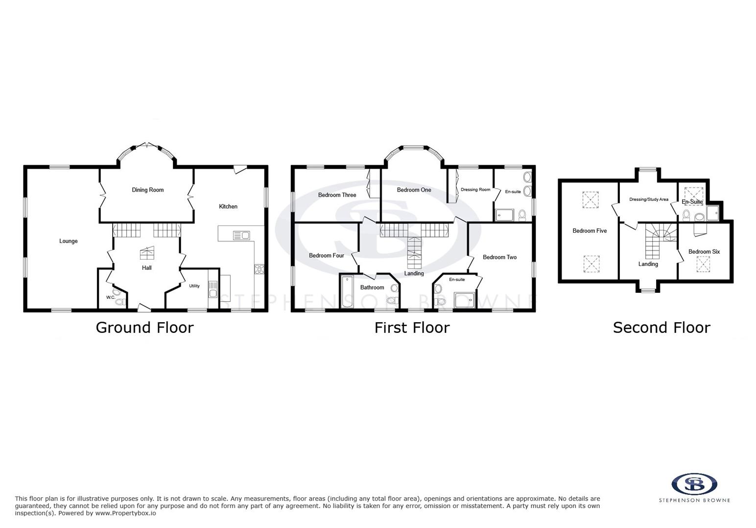 Floor plan, 6 bedroom house for sale, The Gardens Lawton Hall Drive, Stoke-On-Trent, ST7