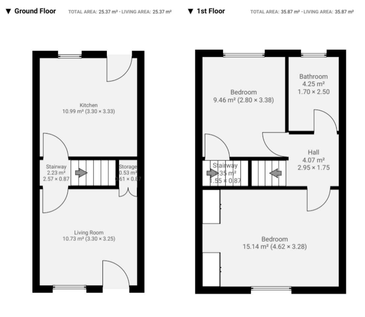 Floor plan, 2 bedroom terraced house for sale, Craven Street, Coventry, CV5